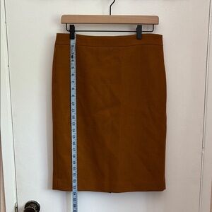 J. Crew Brown No. 2 Pencil Skirt Knee-Length Work